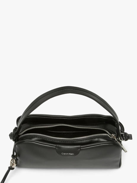 Sac Bandoulière Emblem Trio Calvin klein jeans Noir emblem trio 4F3370G vue secondaire 3