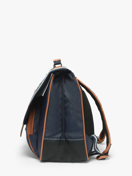 Cartable 2 Compartiments Tann's Bleu les fantaisies g 38208 vue secondaire 2