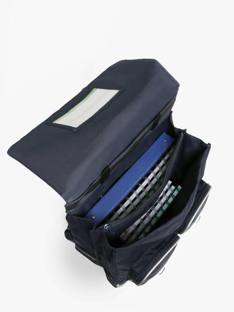 Cartable à Roulettes 2 Compartiments Tann's Bleu les fantaisies f 43268 vue secondaire 3