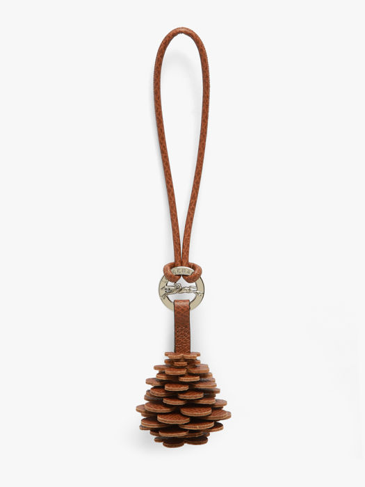 Longchamp Porte-clés pomme de pin Porte clés Marron