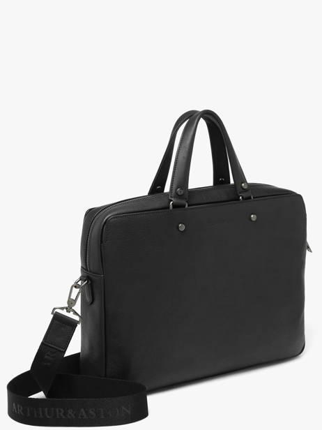 Porte Documents (main) Arthur & aston Noir danny 2 vue secondaire 2