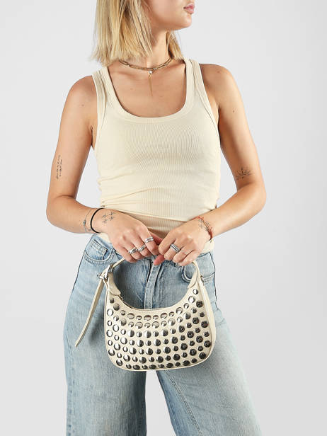 Sac Bandoulière Gloss Miniprix Beige gloss F9921 vue secondaire 1