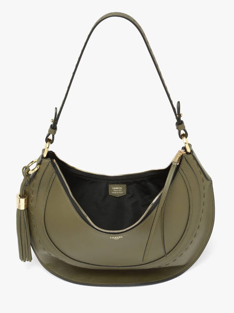 Sac Hobo M Zippé Hobohème Cuir Lancel Vert hoboheme A14217 vue secondaire 4