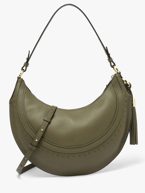 Sac Hobo M Zippé Hobohème Cuir Lancel Vert hoboheme A14217 vue secondaire 5