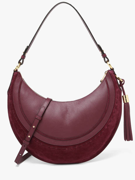 Sac Porté épaule Hoboheme Lancel Violet hoboheme A14219 vue secondaire 5