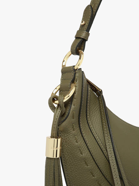 Sac Hobo M Zippé Hobohème Cuir Lancel Vert hoboheme A14217 vue secondaire 3
