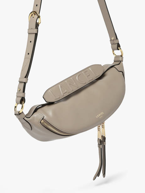 Sac Bandoulière S Origami Cuir Lancel Gris origami A12527 vue secondaire 2