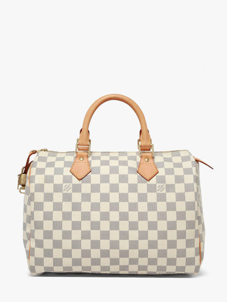 Preloved Louis Vuitton Handbag Speedy 30 Damier Azur Louis vuitton Blue second life DU1098