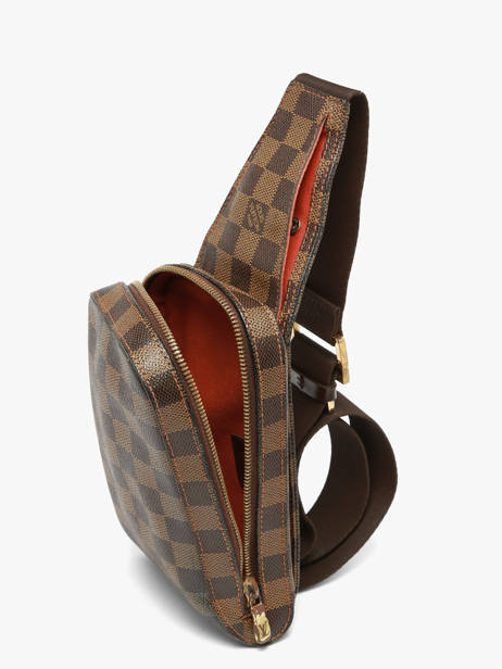 Sac Banane D'occasion Louis Vuitton Geronimos Damier Louis vuitton Marron second life CA1014 vue secondaire 5