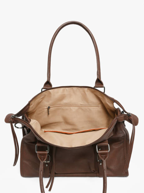 Sac Porté épaule Format A4 Gallantry Marron format a4 3 vue secondaire 2