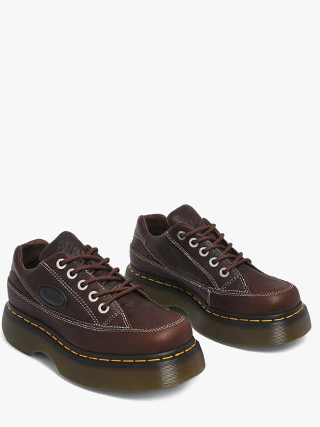 Sneakers Plateforme En Cuir Dr martens Marron accessoires 41129200 vue secondaire 1
