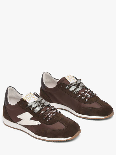 Sneakers En Cuir Semerdjian Marron accessoires JUNEE278 vue secondaire 1