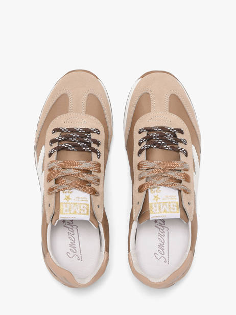 Sneakers En Cuir Semerdjian Marron accessoires JUNEE274 vue secondaire 3
