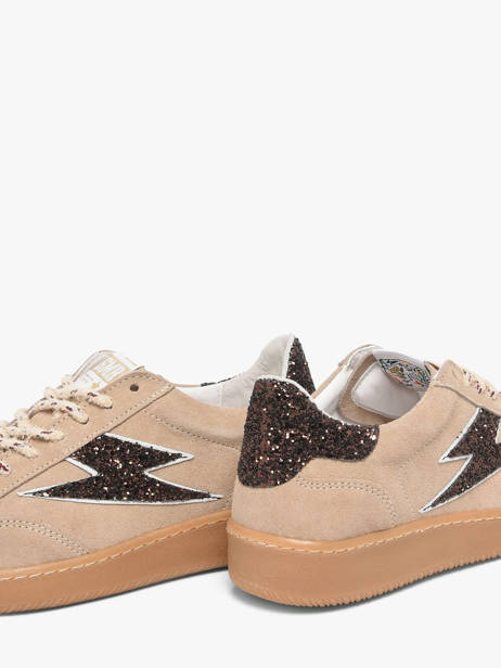 Sneakers En Cuir Semerdjian Rose accessoires LEEE434 vue secondaire 2