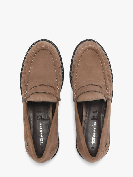 Mocassins En Cuir Tamaris Marron accessoires 47 vue secondaire 3