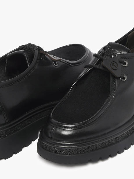 Chaussures Derbies En Cuir Tamaris Noir accessoires 47 vue secondaire 2