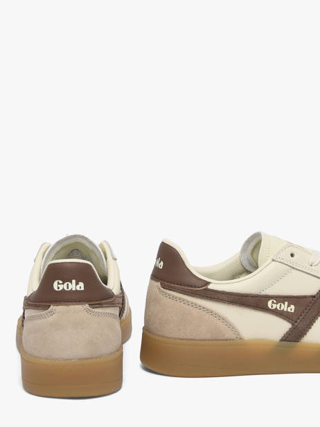 Sneakers En Cuir Gola Or accessoires CLB744HC vue secondaire 2