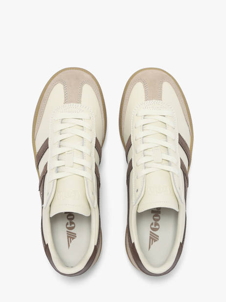 Sneakers En Cuir Gola Or accessoires CLB744HC vue secondaire 3
