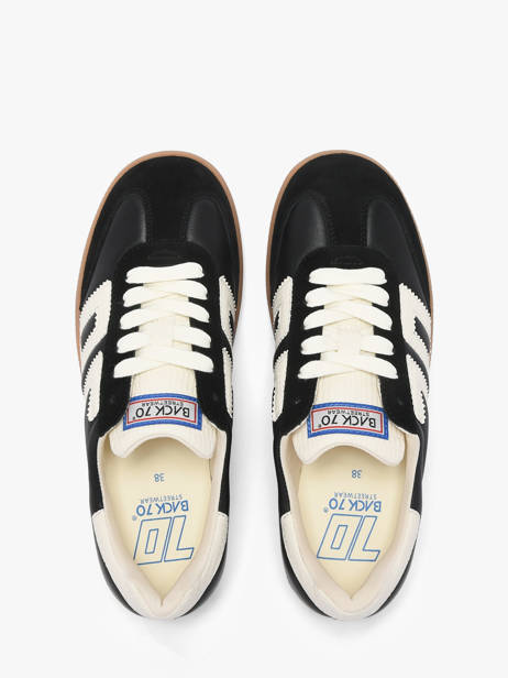 Sneakers En Cuir Back 70 Noir accessoires 307 vue secondaire 3