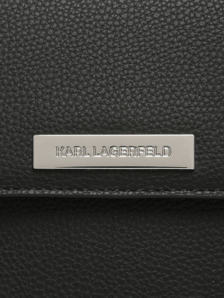 Crossbody Bag K Ikon Leather Karl lagerfeld Black k ikon B3W30125 other view 3