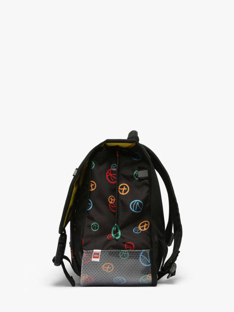 Cartable 2 Compartiments Lego Noir ninjago ninja skills 26 vue secondaire 2