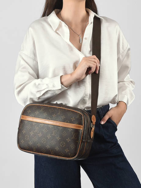 Sac Bandoulière Second Life Louis vuitton Marron second life P31VK450 vue secondaire 1