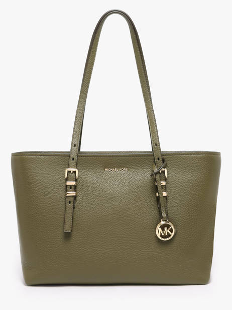 Cabas Quinn Cuir Michael kors Vert quinn T5GQNT2L