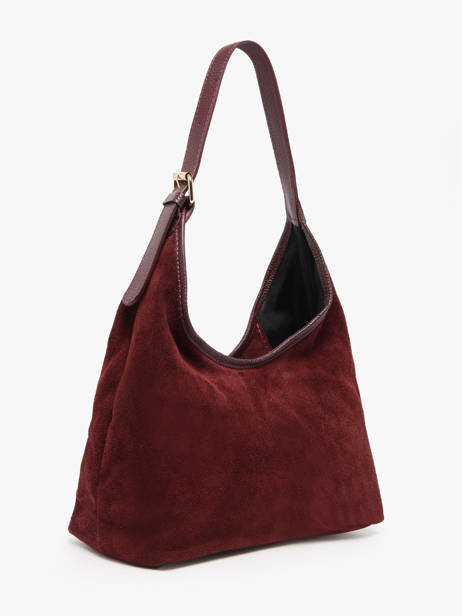 Sac Porté épaule Velvet Caviar Cuir Milano Rouge velvet caviar VC26062 vue secondaire 1