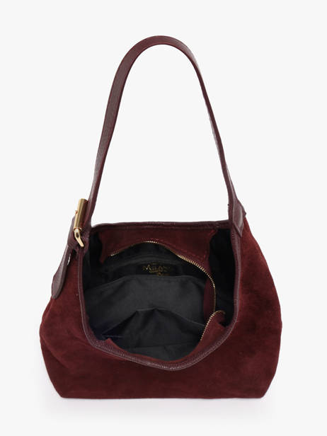 Sac Porté épaule Velvet Caviar Cuir Milano Rouge velvet caviar VC26062 vue secondaire 2