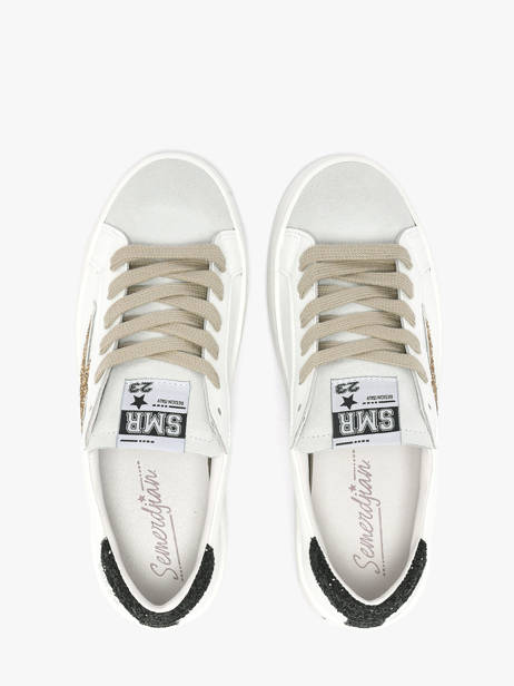 Sneakers En Cuir Semerdjian Blanc women MAYA8672 vue secondaire 3