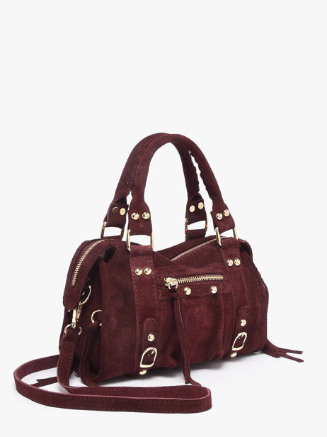 Sac Bandoulière Velvet Cuir Milano Rouge velvet VE24093O vue secondaire 2