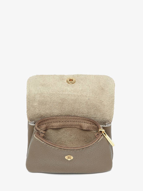 Porte-monnaie Caviar Cuir Milano Beige caviar CA23092O vue secondaire 1
