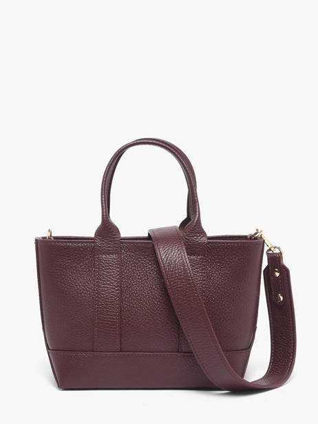 Sac Porté Main Caviar Cuir Milano Rouge caviar CA26066 vue secondaire 4