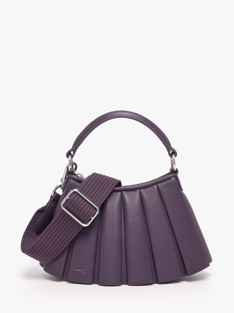 Sac Bandoulière Lenglen Cuir Lacoste Violet lenglen NU5219DP