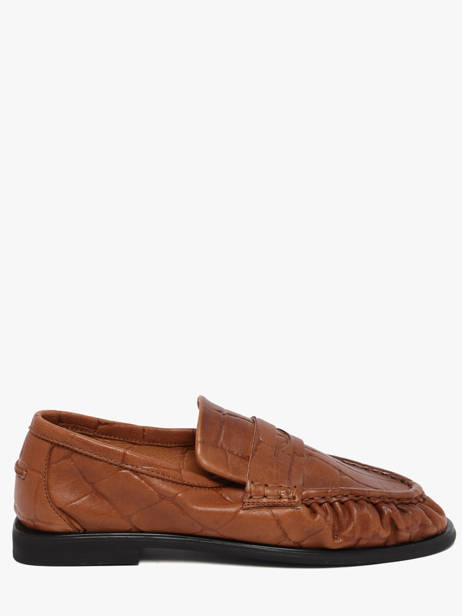 Mocassins Elmira Croco Pavement Marron women 24139052