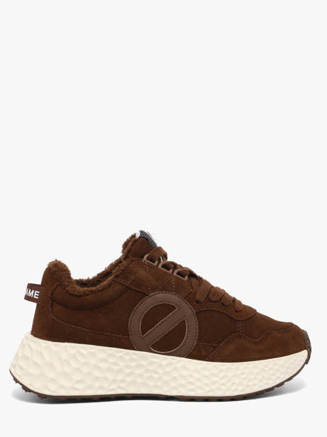 Sneakers Plateforme En Cuir No name Vert women NNVESC04