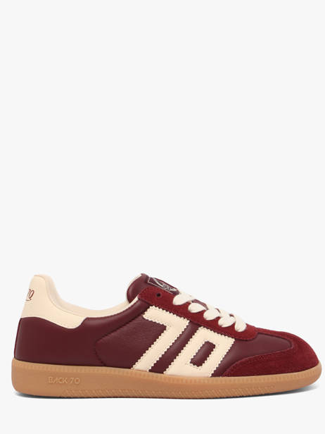 Sneakers Cloud En Cuir Back 70 Rouge women 214