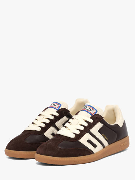 Sneakers Cloud En Cuir Back 70 Marron women 308 vue secondaire 1