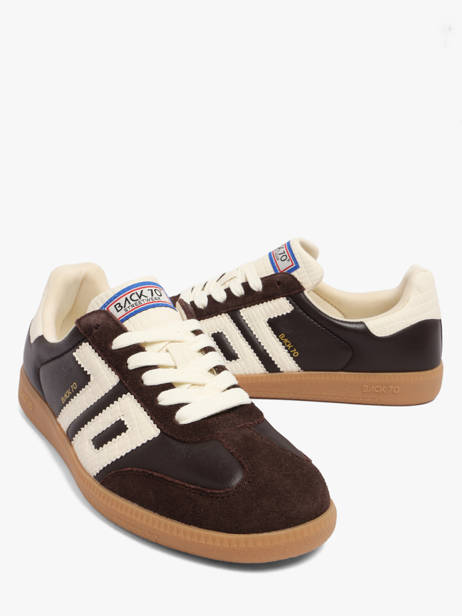 Sneakers Cloud En Cuir Back 70 Marron women 308 vue secondaire 2