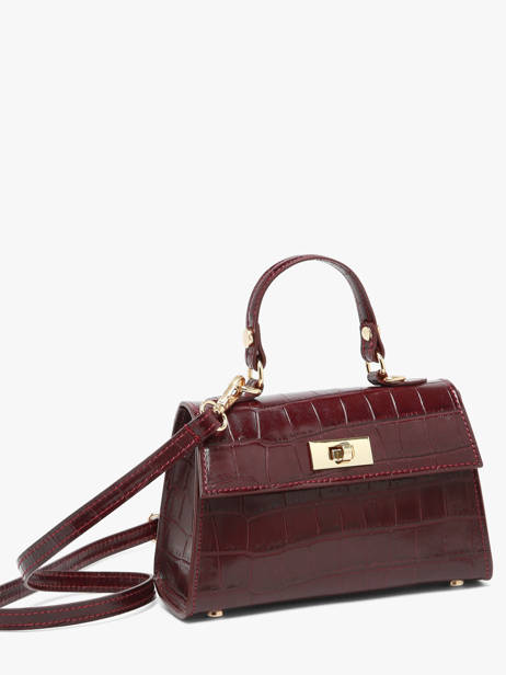 Sac Bandoulière Milano Rouge cocco balo CB25116 vue secondaire 2