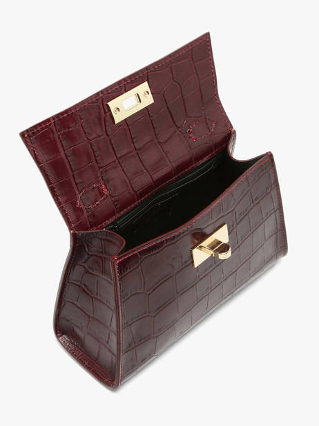 Sac Bandoulière Milano Rouge cocco balo CB25116 vue secondaire 3