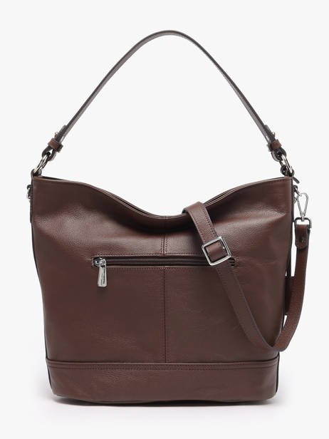 Besace Confort Cuir Hexagona Marron confort 464994 vue secondaire 5