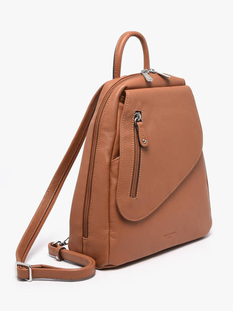 Sac à Dos Cuir Hexagona Marron confort 464783 vue secondaire 2