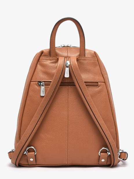 Sac à Dos Cuir Hexagona Marron confort 464783 vue secondaire 4