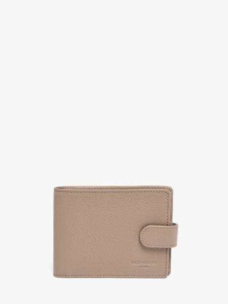 Portefeuille Cuir Hexagona Marron confort 461050R
