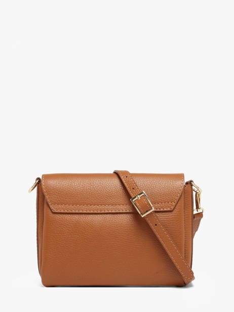Sac Bandoulière Caviar Cuir Milano Marron caviar CA24061O vue secondaire 4