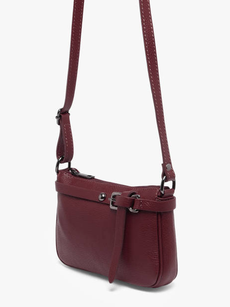 Sac Bandoulière Caviar Milano Rouge caviar G1421NO vue secondaire 2