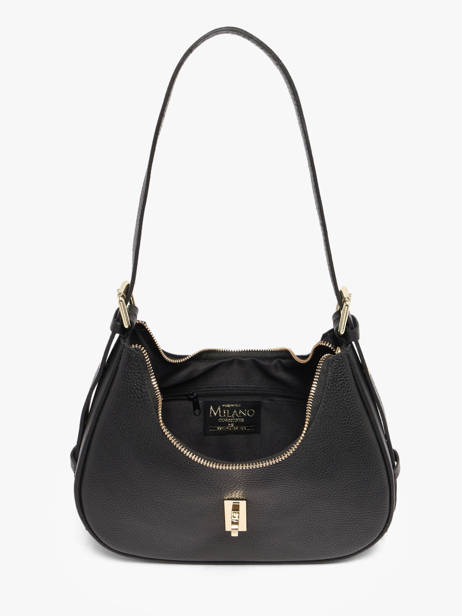 Hobo Caviar Cuir Milano Noir caviar CA26069 vue secondaire 3