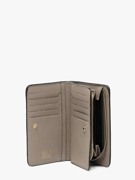 Portefeuille Rectangulaire Zippé Ninon Cuir Lancel Beige ninon A11123 vue secondaire 1