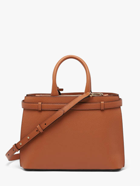 Sac Porté Main M Faubourg Daim Cuir Lancel Marron faubourg A14257 vue secondaire 4